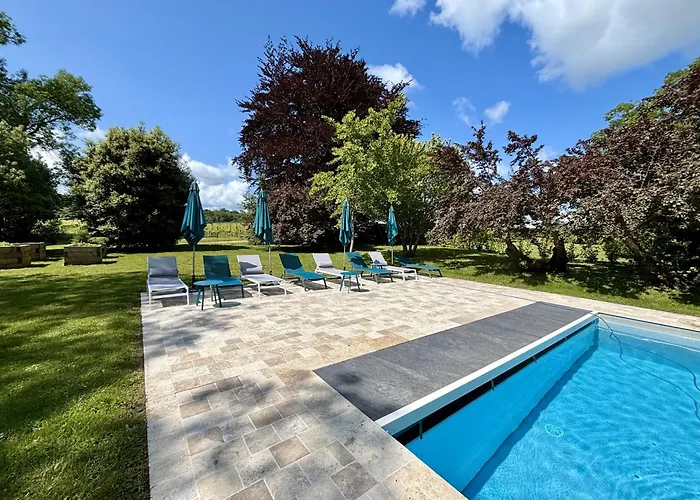 La Maison L'eperon, Stylish 5 Star Surrounded By Vineyard Near Saint Emilion *